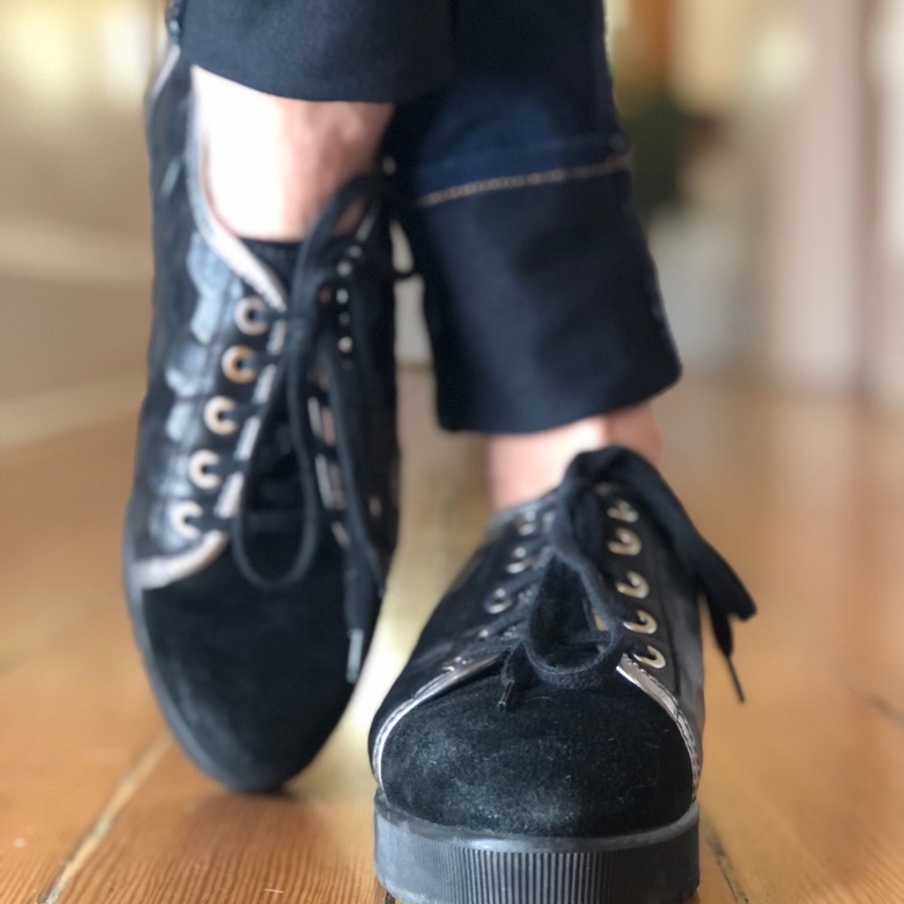 👣 AQUATALIA 👣 Black and Silver loafer